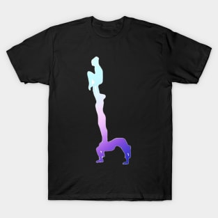 A women’s trio doing bridge column T-Shirt